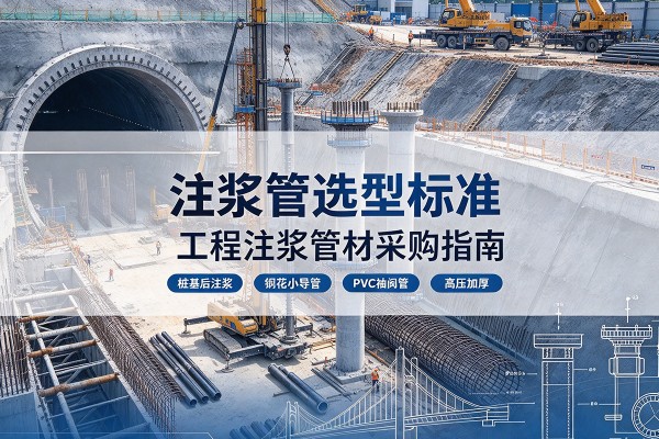 长汀注浆管选型标准